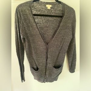 J. Crew Cardigan/Size S/Charcoal Grey